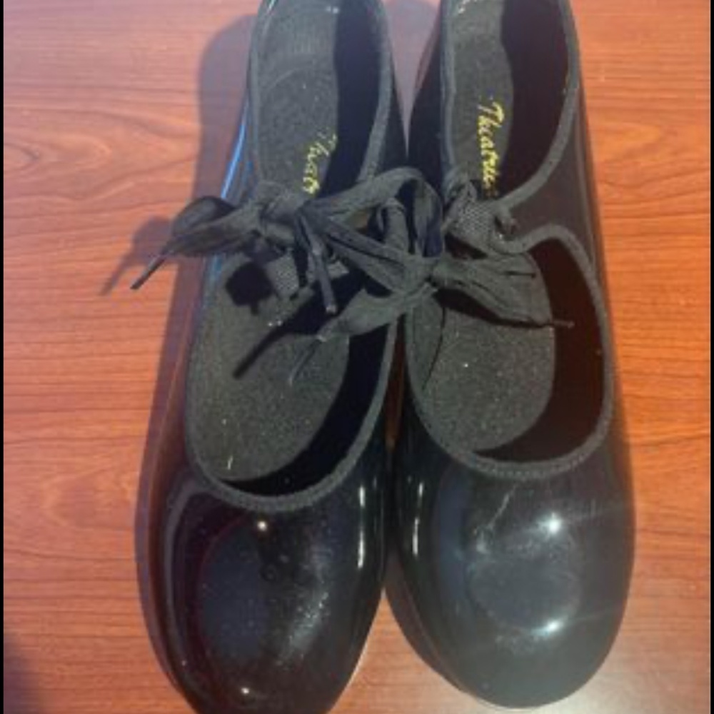 Two pairs of size 10 women tap shoes